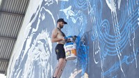 Seniman mural kelas dunia berpartisipasi meramaikan. Foto: Istimewa
