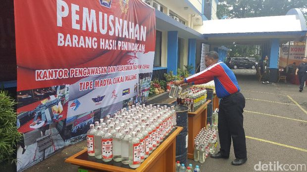 Pemusnahan barang bukti/
