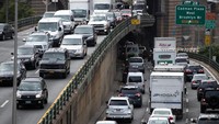New York menjadi kota termacet ke-3. Drew Angerer/Getty Images.