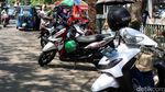 Angkot dan Ojek Bandel di Pinggir Jalan Dukuh Atas dan Manggarai