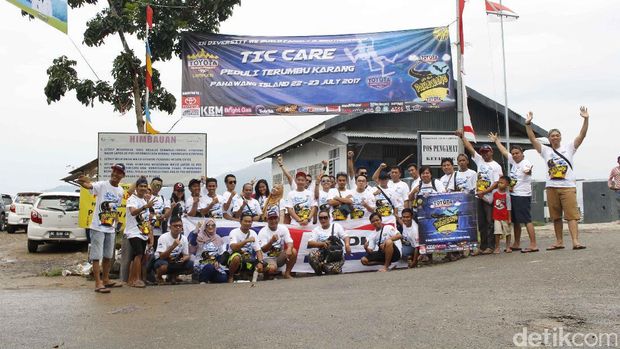 Komunitas Mobil Transplantasi Terumbu Karang Lampung