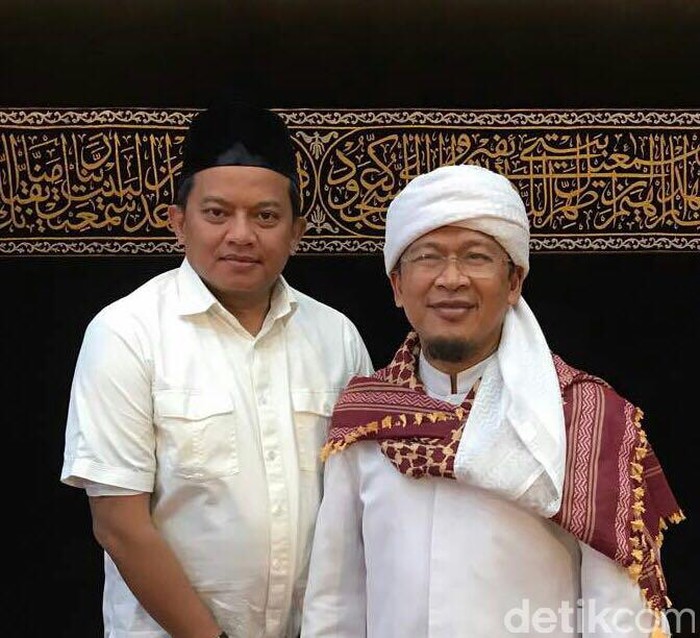 Sambil Berkuda, Ketua DPD Gerindra Jabar Bahas Pilgub dengan Aa Gym