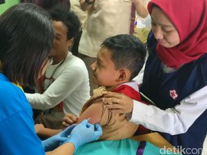 Pencapaian Imunisasi MR di Riau Baru 18, 47 Persen