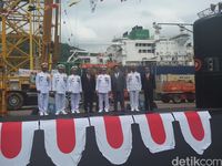 Menhan Resmikan KRI Nagapasa-403 Jadi Kapal Perang Indonesia