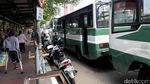 Angkot dan Ojek Bandel di Pinggir Jalan Dukuh Atas dan Manggarai