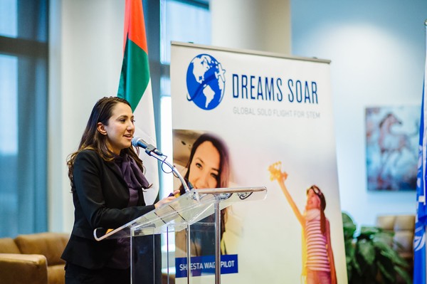Tidak hanya berani dan inspiratif, Shaesta juga menjadi pendiri dari LSM Dreams Soar yang berfokus pada pemberian beasiswa internasional pada anak perempuan dan wanita (dok ICAO) Tidak hanya berani dan inspiratif, Shaesta juga menjadi pendiri dari LSM Dreams Soar yang berfokus pada pemberian beasiswa internasional pada anak perempuan dan wanita (dok ICAO)