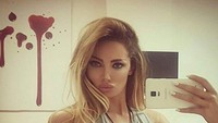 Soraja Vucelic menjadi cewek Neymar kala resmi hijrah ke Barcelona. Dok. Instagram