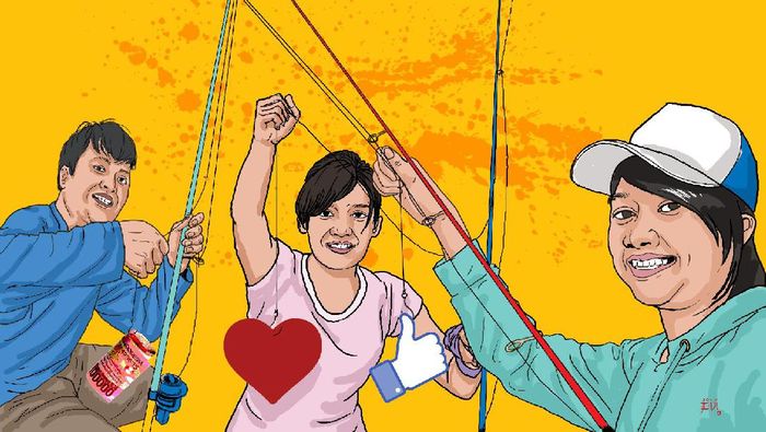 ilustrasi kebahagiaan Foto: Ilustrasi: Edi Wahyono ilustrasi kebahagiaan Foto: Ilustrasi: Edi Wahyono