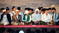 Para ulama juga hadir dalam zikir kebangsaan. (Puspen TNI).