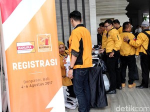 Presiden Jokowi Hadiri Rapimnas Hanura di Bali
