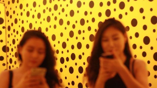 Tersihir Polkadot Yayoi Kusama di Singapura