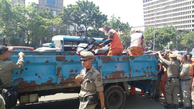 Bulan Tertib Trotoar, Dishub DKI Terus Tertibkan Parkir Liar