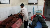 Korban dibawa ke rumah sakit