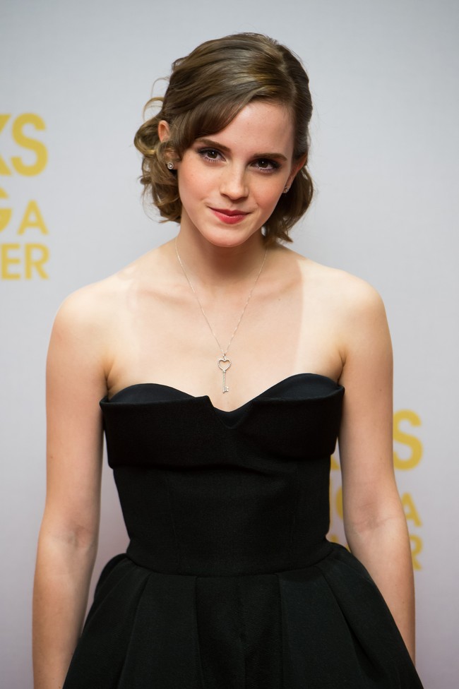 Emma Watson menghadiri premier film terbarunya The Perks of Being The Wallflower pada 2012. Foto: Getty Images
