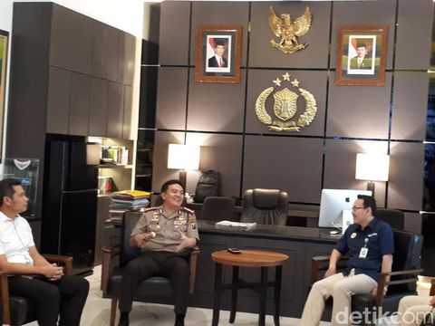 Kapolrestabes Surabaya bertemu Dirut BPJS/