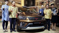 Wuling Confero diluncurkan di Atrium Senayan City, Jakarta, Rabu (2/8/2017).