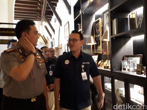 Kapolrestabes Surabaya bertemu dengan Dirut BPJS/
