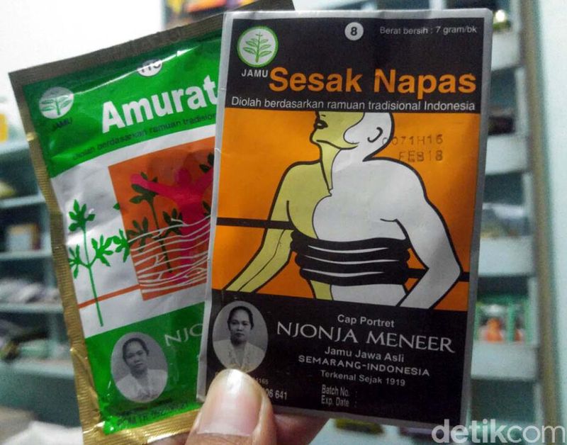 Aneka produk jamu seduh, Cap Potret Ny Meneer, Semarang