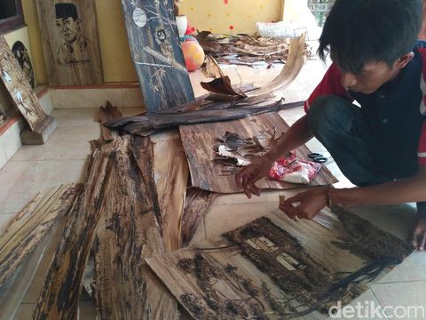 48+ Gambar Kolase Daun Pisang Kering Terbaru