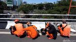 Jelang HUT RI, Flyover Taman Ria Dipercantik