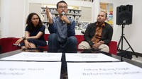 Diskusi tersebut digelar di Kantor ICW, Jakarta, Jumat (4/8/2017).