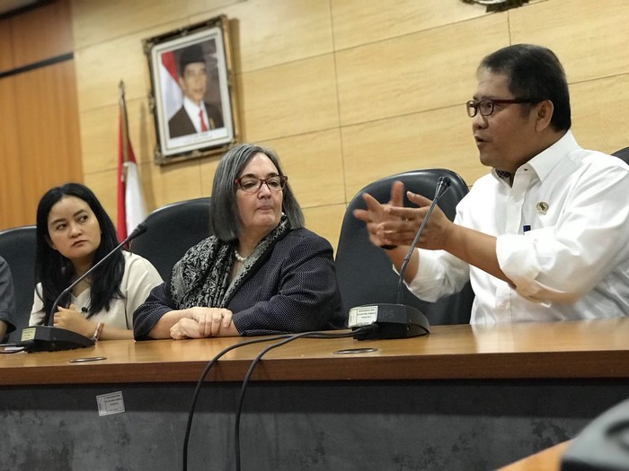Pertemuan Menkominfo dengan Google. Foto: Adi Fida Rahman/detikcom Pertemuan Menkominfo dengan Google. Foto: Adi Fida Rahman/detikcom