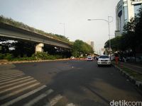 Rekayasa Lalin di Pancoran, Arus Kendaraan ke Tebet Padat