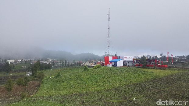 BTS Combat Telkomsel di Ranu Pani