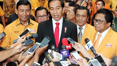 Jokowi Hadiri Rapimnas Partai Hanura