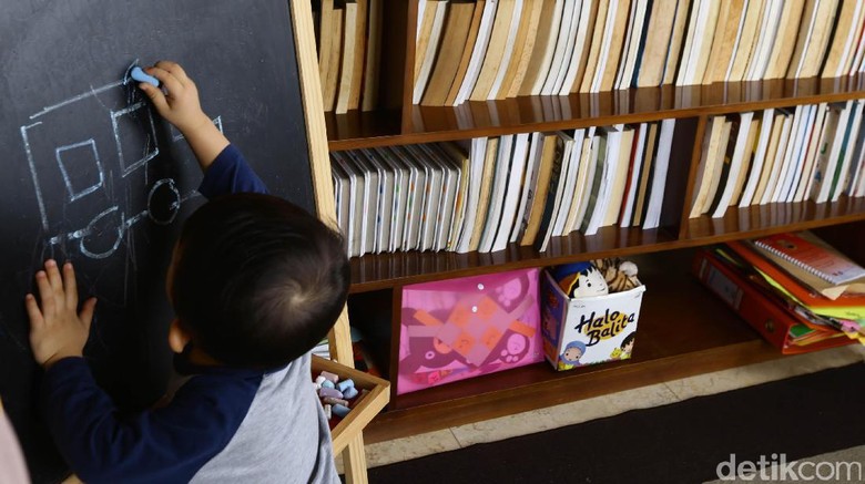Ilustrasi anak belajar/ Foto: Hassan/detikcom Ilustrasi anak belajar/ Foto: Hassan/detikcom