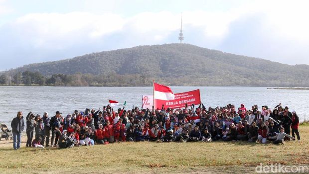 WNI di Canberra, Australia Rayakan HUT RI ke-72