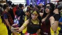 Popcon Asia 2017 ramai pengunjung. Foto: Agung Pambudhy