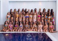 Penampilan Finalis Miss Universe Muslim Pakai Kaftan di Sesi Baju Renang