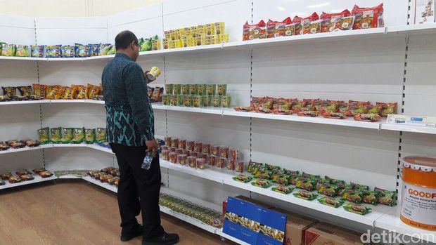 Gerai pameran pangan RI di Rusia