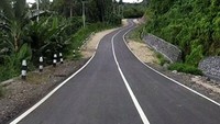 Begini penampakan mulusnya Jalan Trans Papua bagian barat. (Kementerian PUPR).