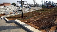 Rencananya taman ini akan dilengkapi dengan arena bermain anak.