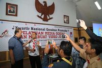 Ratusan Pramuka Berkreasi Bikin Video Pakai Smartphone
