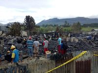 Bank dan Kantor Pos di Paniai Papua Hangus Terbakar