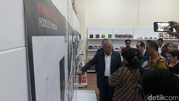 Gerai pameran pangan RI di Rusia