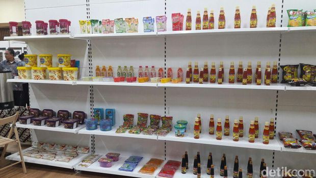 Gerai pameran pangan RI di Rusia