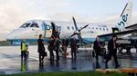 Foto: Bandara yang Pesawatnya Mendarat di Pantai