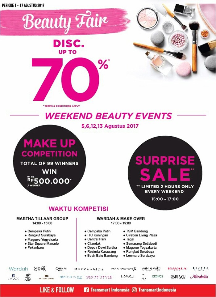 Transmart dan Carrefour Adakan Kompetisi Make Up