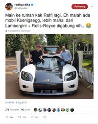 Raditya Dika dan Raffi Ahmad