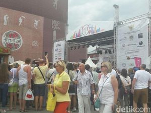 Riuhnya Warga Rusia di Festival Indonesia ke-2