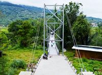 Pemerintah Bangun Jembatan Gantung di Pelosok Negeri