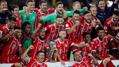 Momen-Momen Bayern Menangi Piala Super Jerman