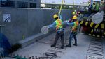 MRT Jakarta Sudah Mulai Dipasang Rel