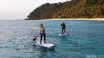 Melepas Penat di Natuna, Susi Semringah Banget...!