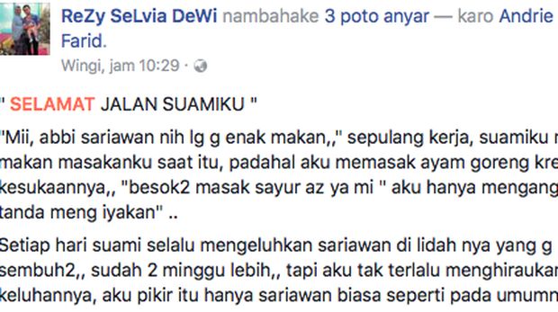 Kisah Haru 'Selamat Jalan Suamiku' Banjir Simpati di Medsos