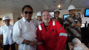 Kapal Limin Venture akan terus melaut yang diperkirakan sampai Desember. Foto: Agus Tri Haryanto/detikINET